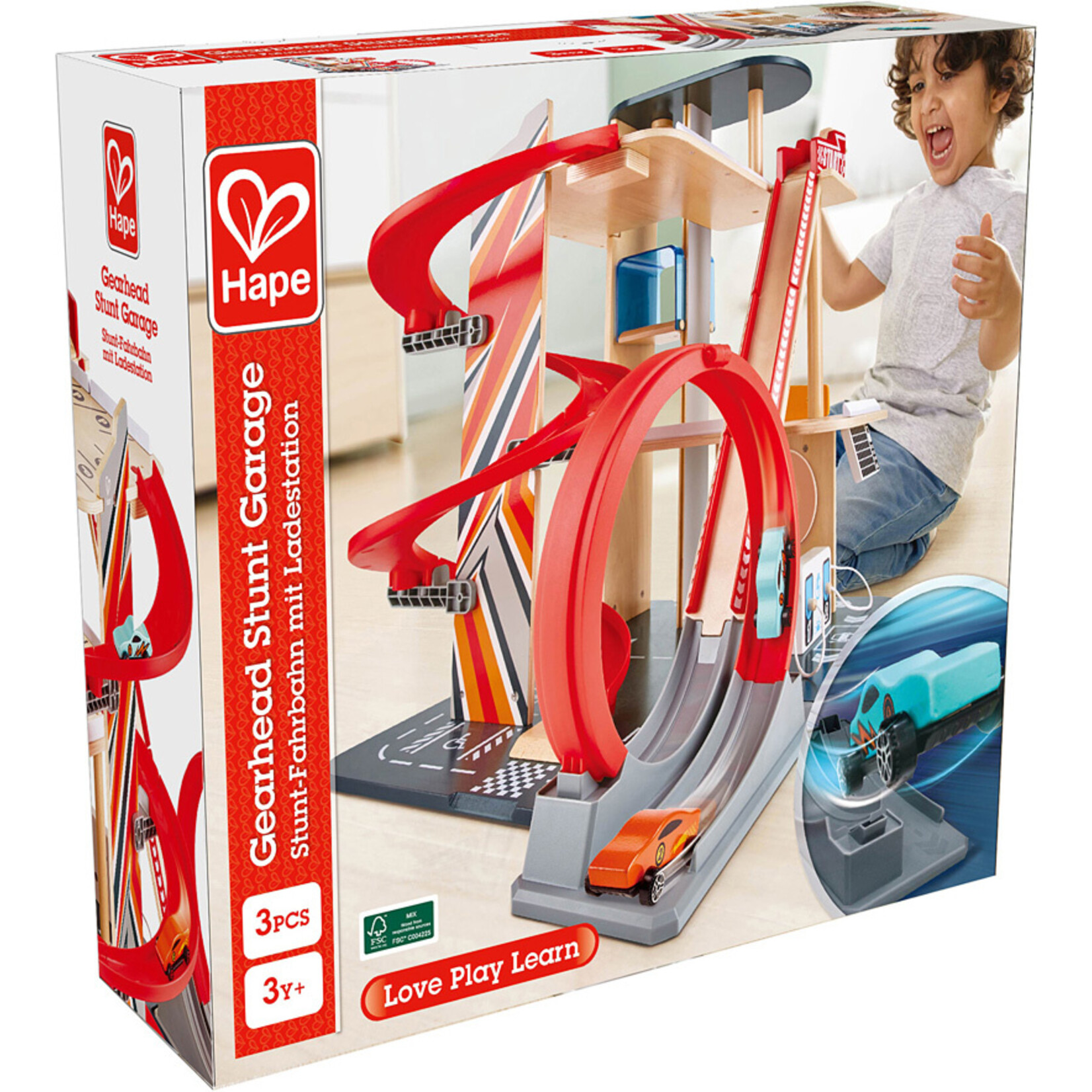 Hape Gearhead Stunt Garage
