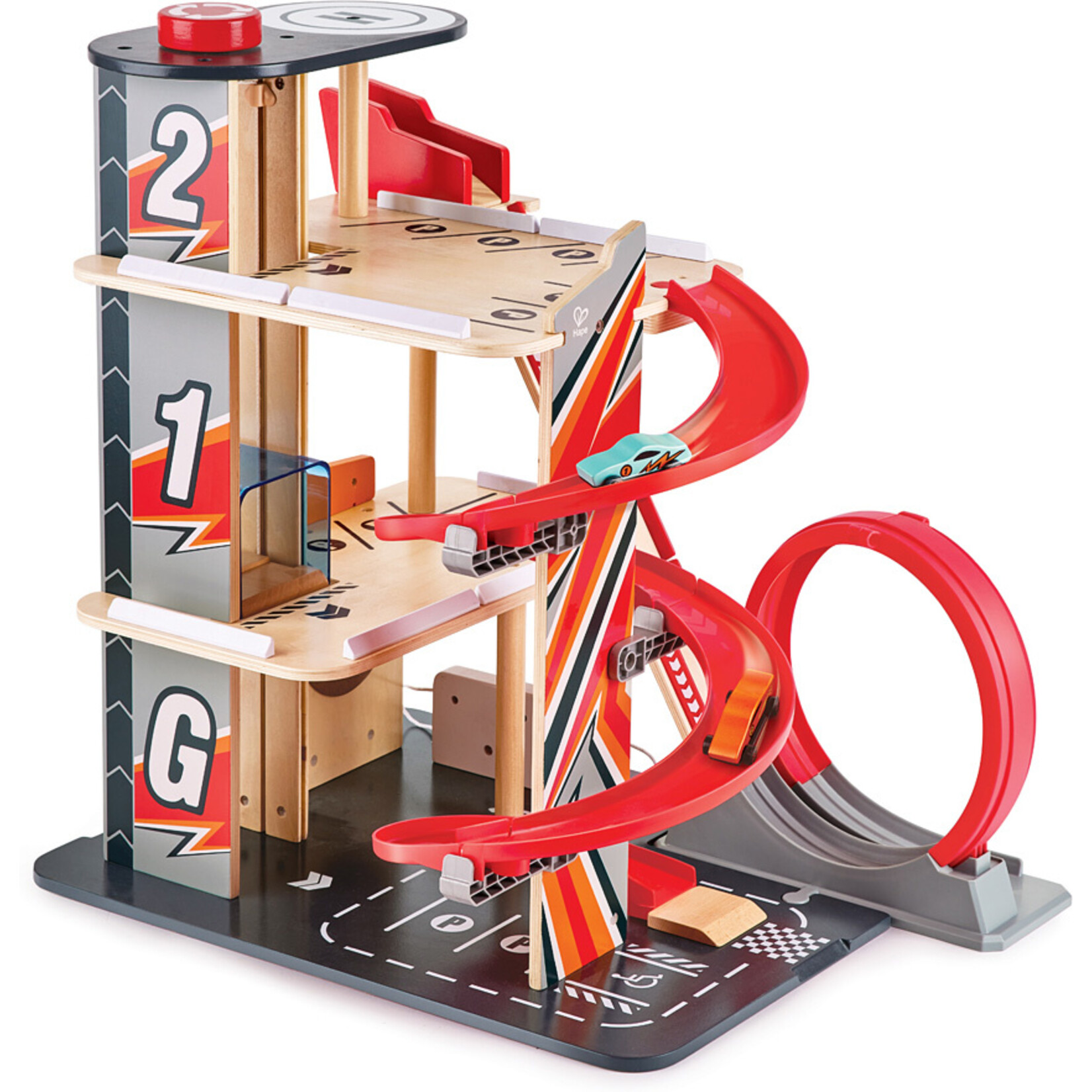 Hape Gearhead Stunt Garage