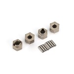 Traxxas 9750A - Wheel Hubs, 7mm Hex - Steel