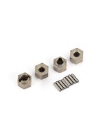 Traxxas 9750A - Wheel Hubs, 7mm Hex - Steel