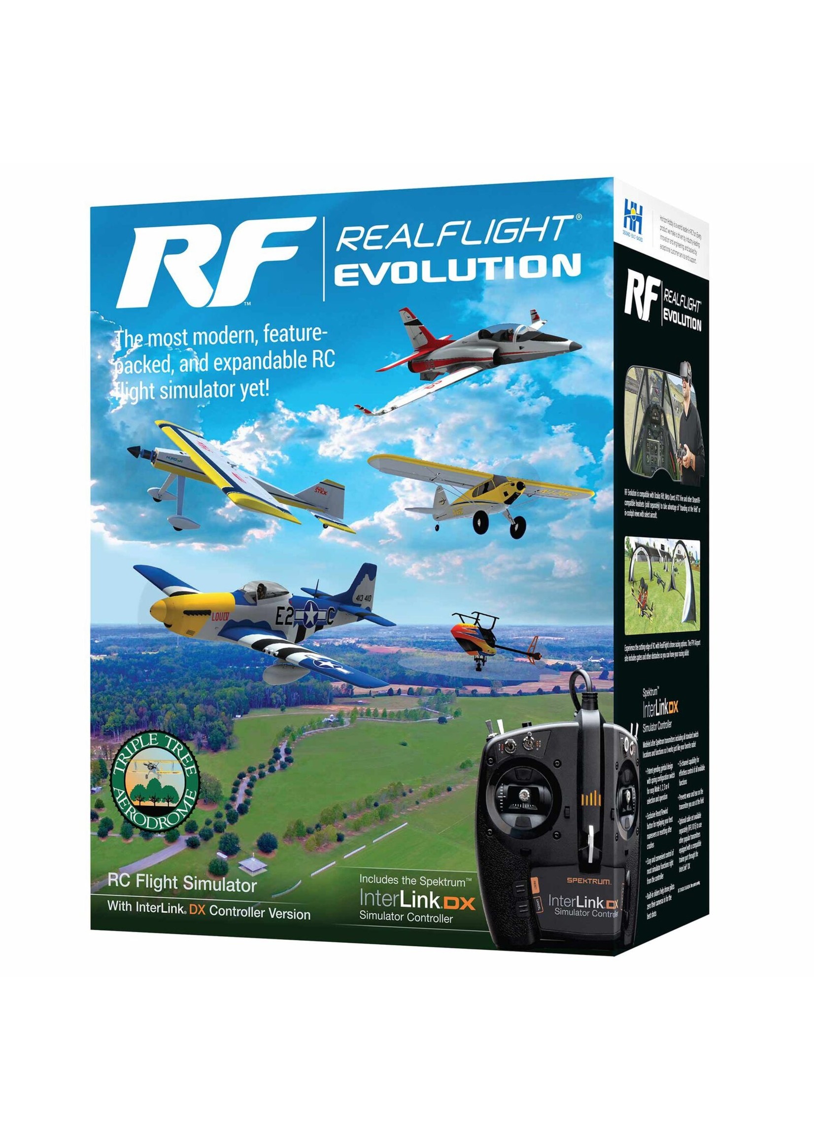 RealFlight Evolution RC Flight Sim With Interlink DX Controller