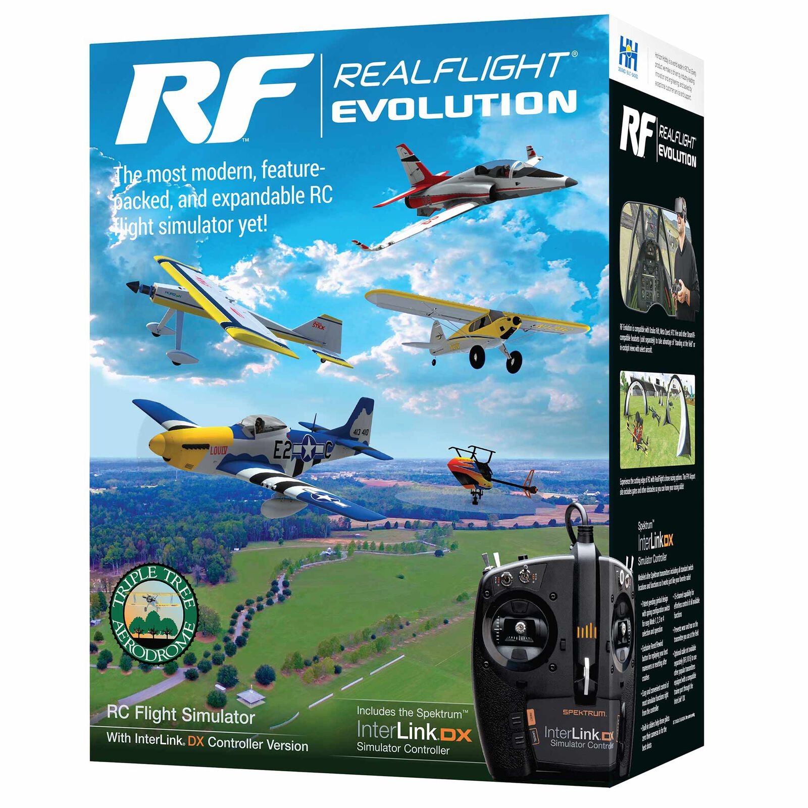 RealFlight Evolution RC Flight Sim With Interlink DX Controller