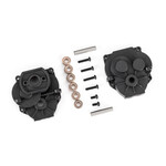 Traxxas 9747 - Gearbox housing, Front & Rear