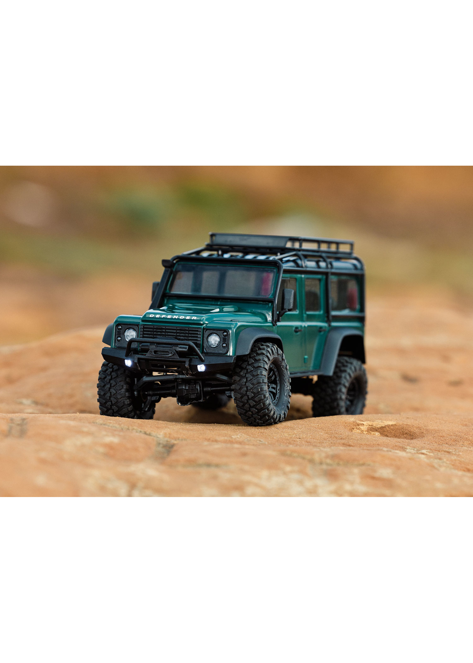 Traxxas 970541GRN - 1/18 RTR Scale and Trail Defender - Green