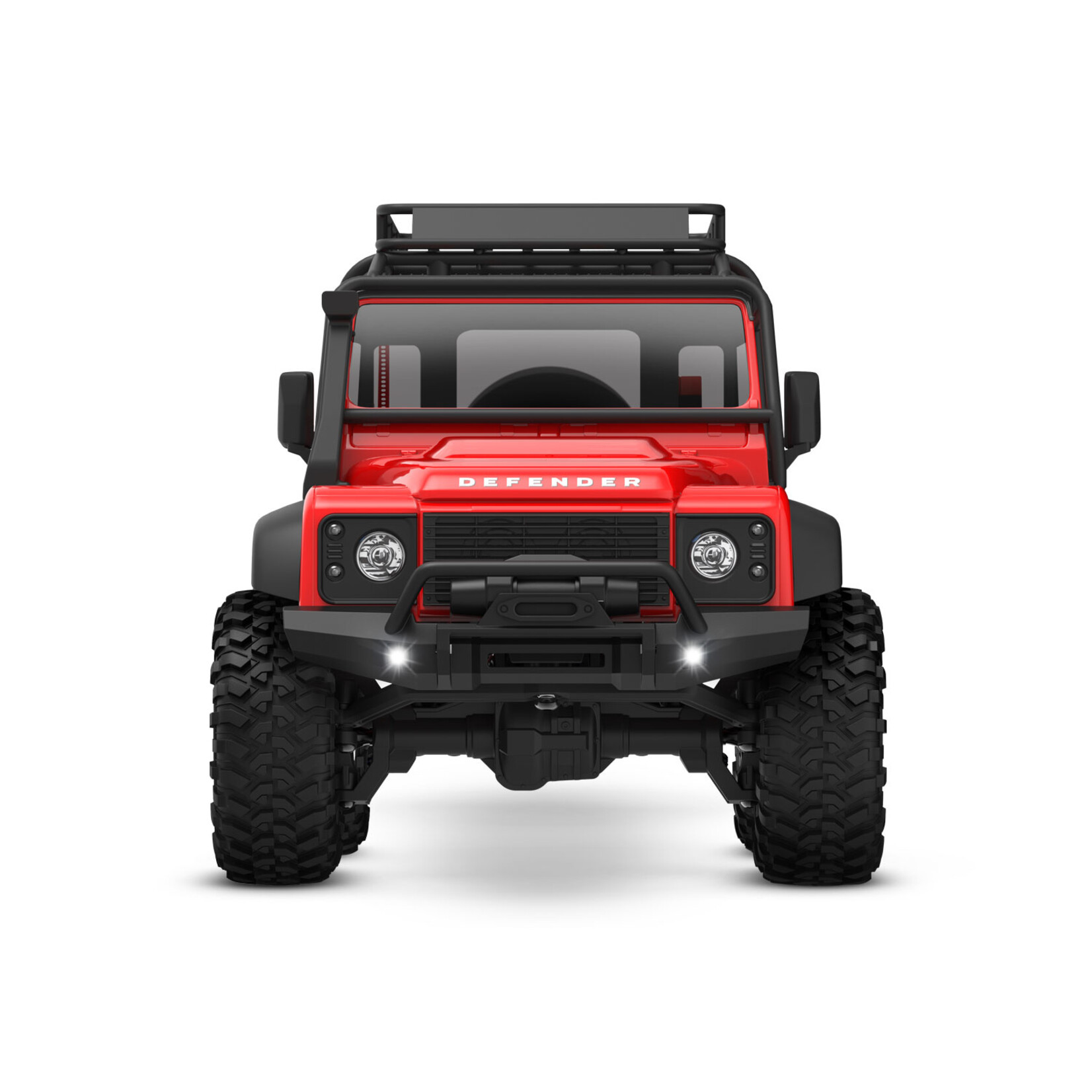 Traxxas 970541RED - 1/18 RTR Scale and Trail Defender - Red