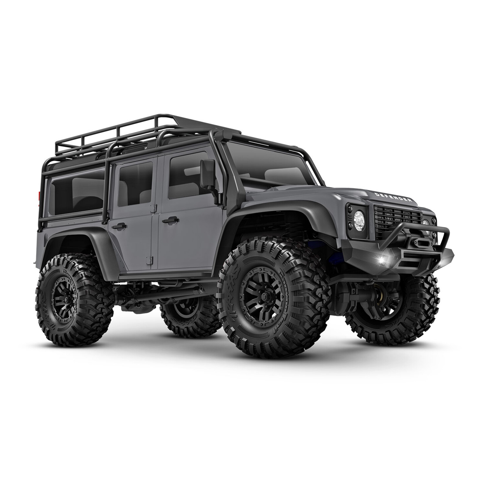 Traxxas 970541SLVR - 1/18 RTR Scale and Trail Defender - Silver