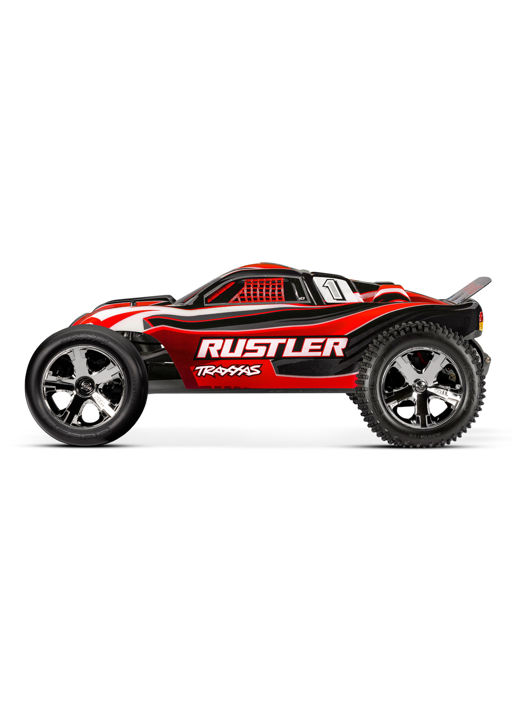 Traxxas 1/10 Rustler XL-5 2WD RTR Stadium Truck - RedR