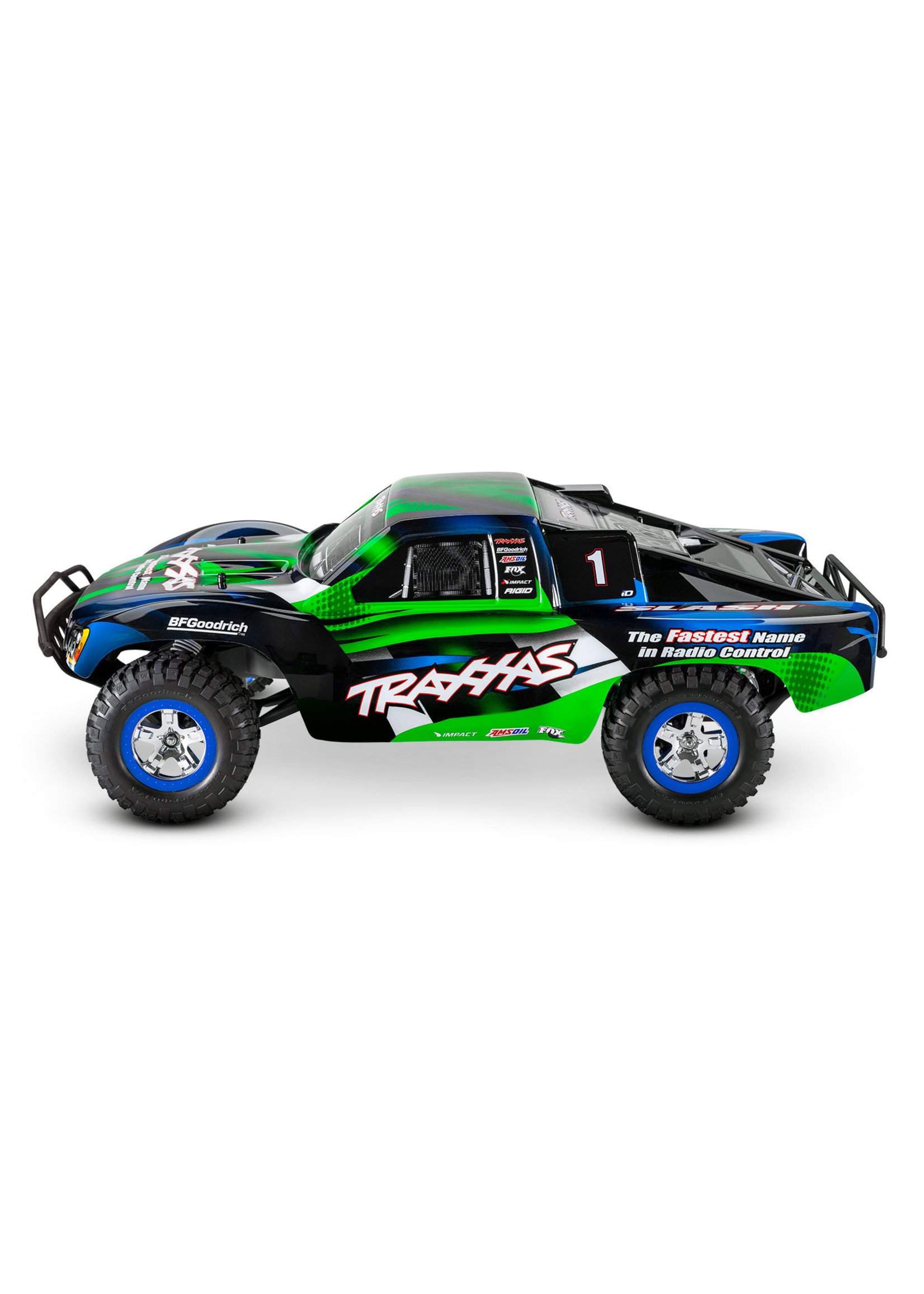 Traxxas 1/10 Slash 2WD RTR Short Course Truck - Green/Blue