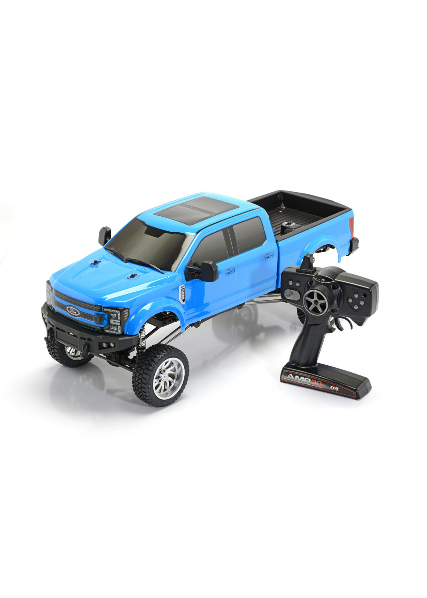 CEN Racing Ford F250 1/10 4WD KG1 Edition Lifted Truck, Daytona Blue - RTR