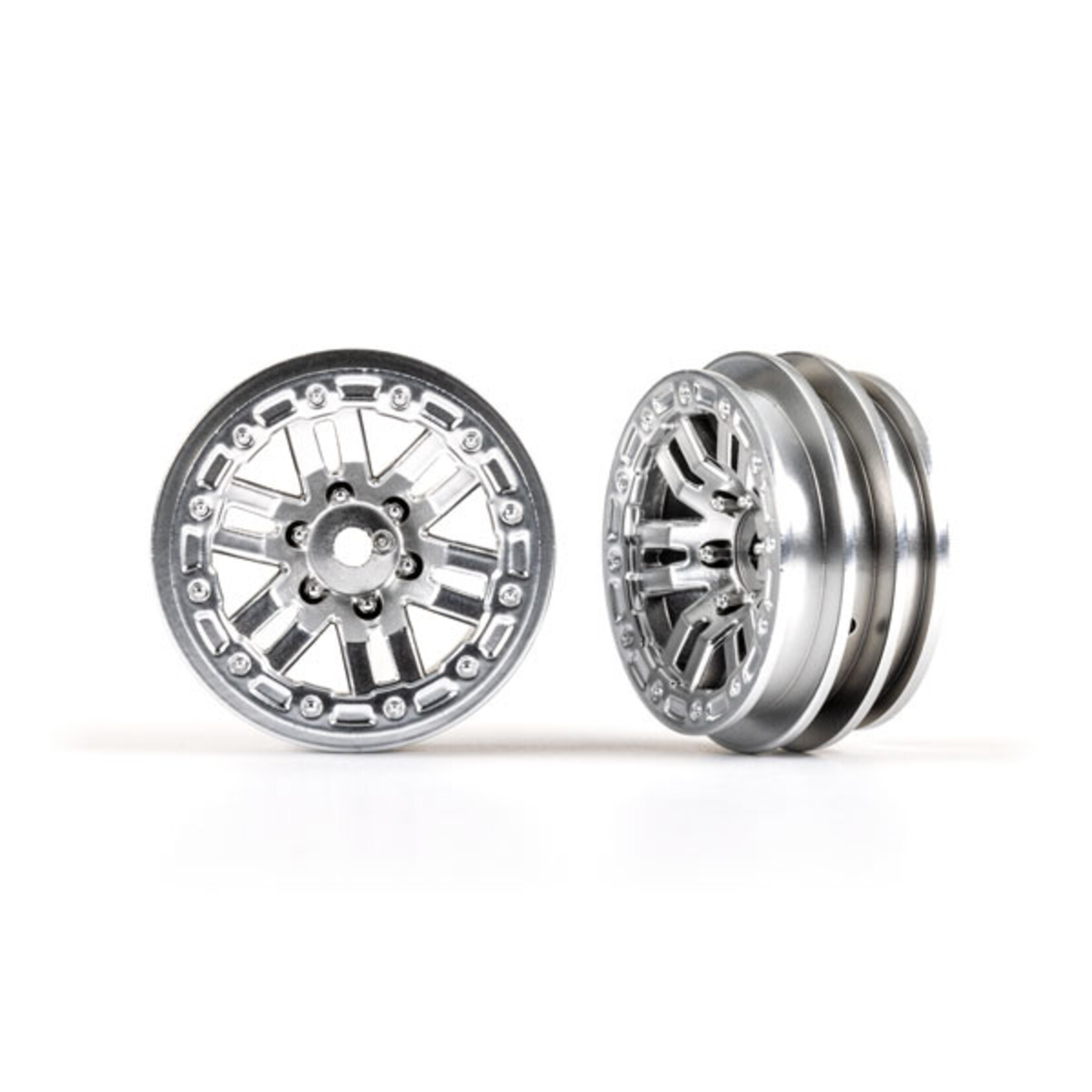 Traxxas 9768-SATIN - Wheels, 1.0" - Satin Chrome