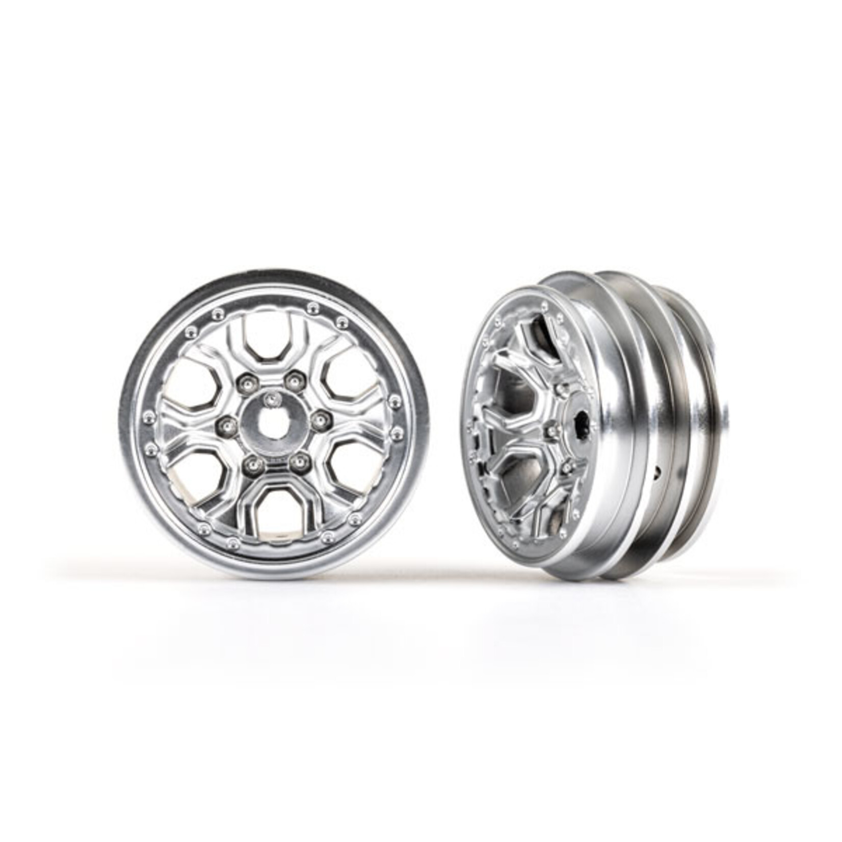 Traxxas 9770-SATIN - Wheels, 1.0" - Satin Chrome