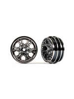 Traxxas 9770-BLKCR - Wheels, 1.0" - Black Chrome