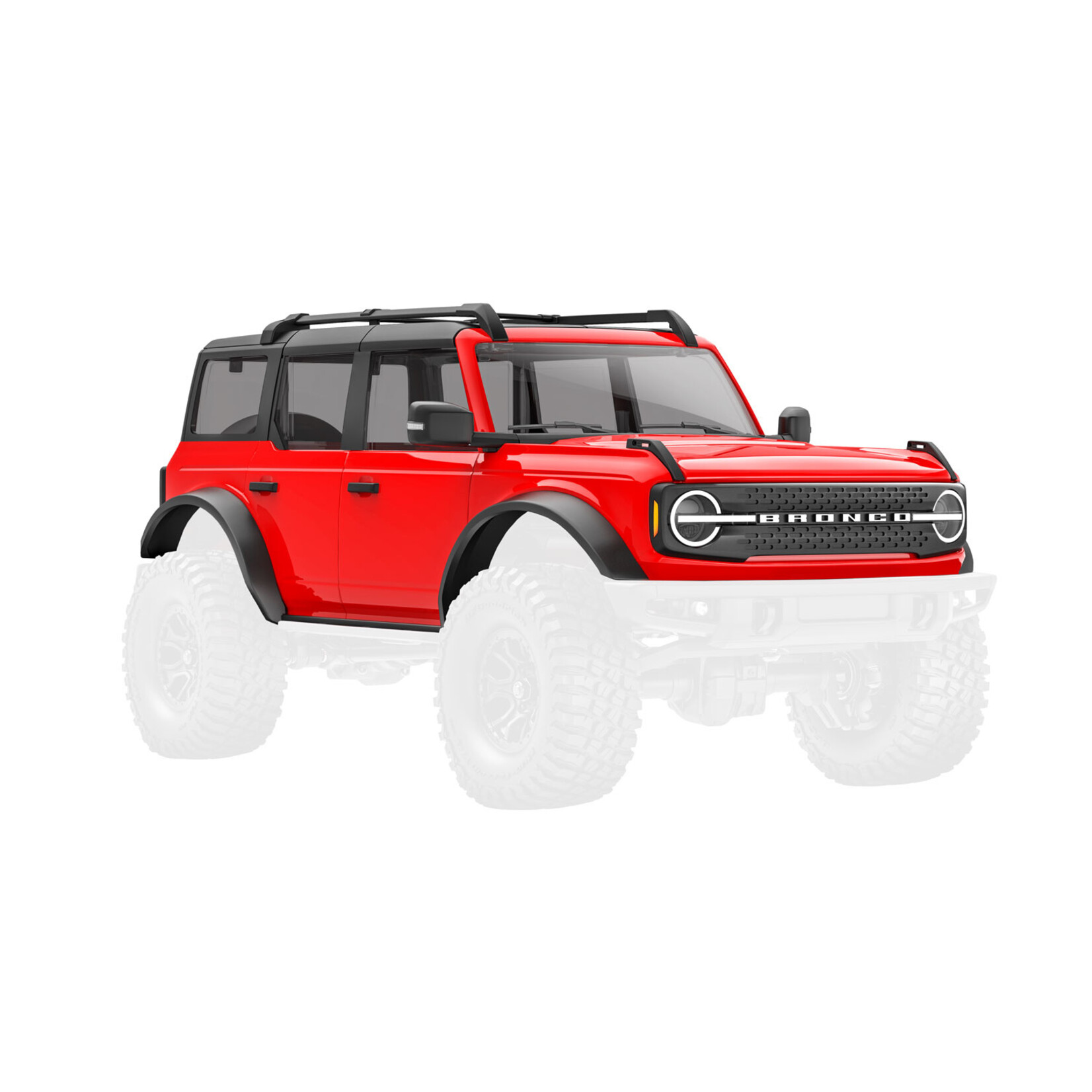 Traxxas 9711-RED - TRX-4M Ford Bronco Body - Red