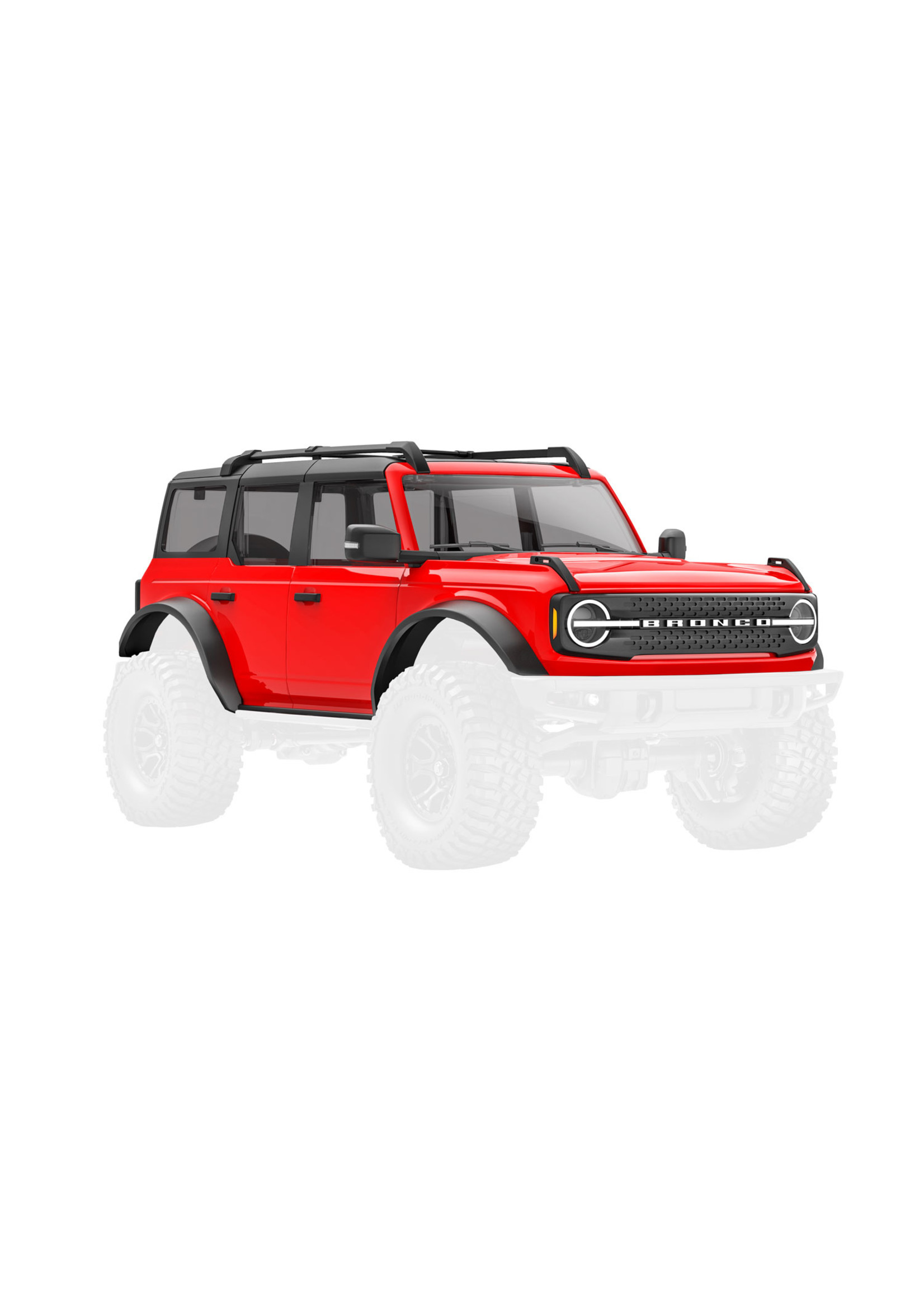 Traxxas 9711-RED - TRX-4M Ford Bronco Body - Red