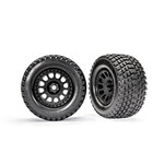 Traxxas 7872 - XRT Gravix™ Tires & Wheels, Left & Right - Black
