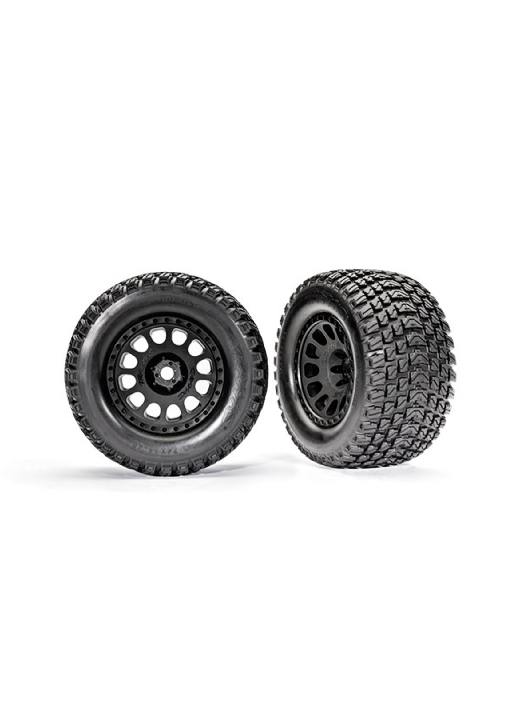 Traxxas 7872 - XRT Gravix™ Tires & Wheels, Left & Right - Black