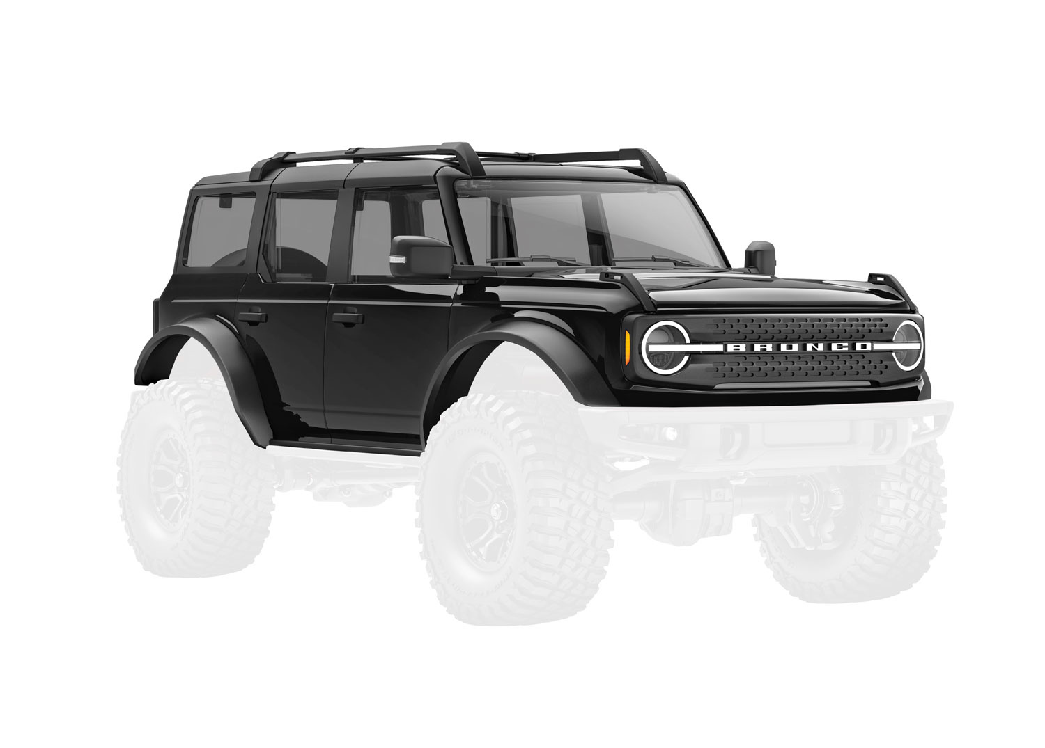 9711-BLK - TRX-4M Ford Bronco Body - Black
