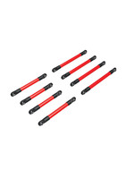 Traxxas 9749RED - Suspension Link Set, Front & Rear - Red