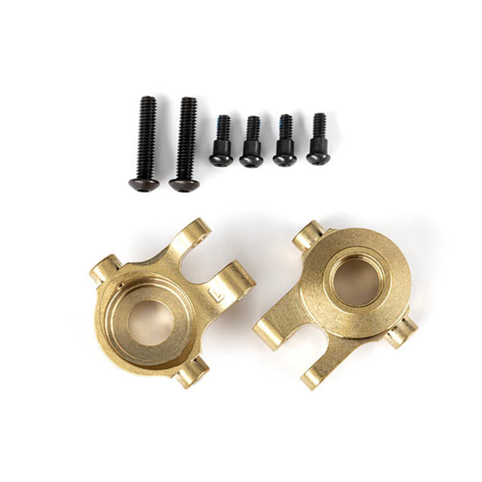 Traxxas 9737 - Steering Blocks, Left & Right - Brass