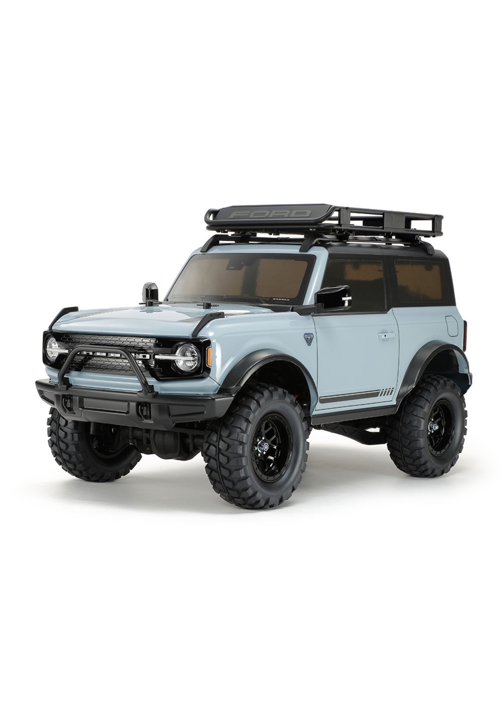 Tamiya 1/10 Ford Bronco (2021) w/ Painted Body - Blue Gray - Hub Hobby