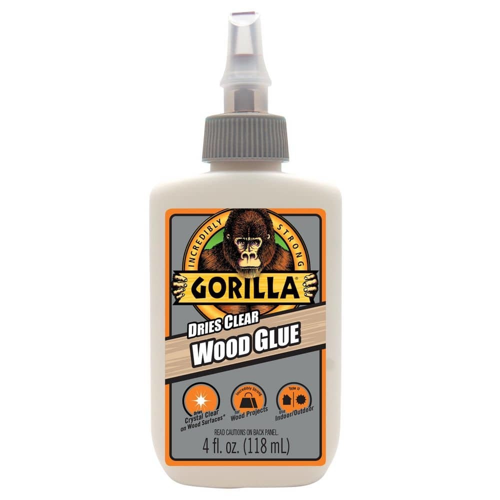 Gorilla Glue 109788 Gorilla "Dries Clear" Wood Glue (4oz) Hub Hobby