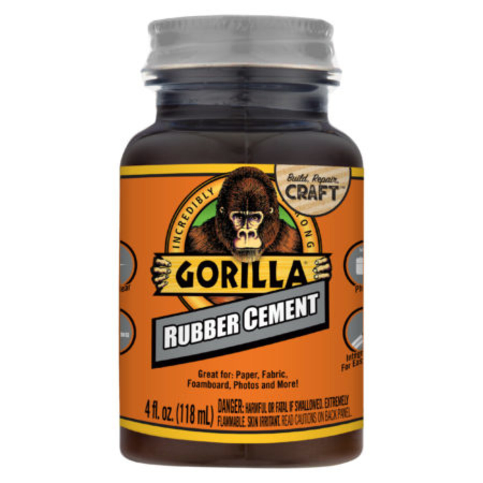 Gorilla Glue 105779  - Gorilla Rubber Cement (4oz)