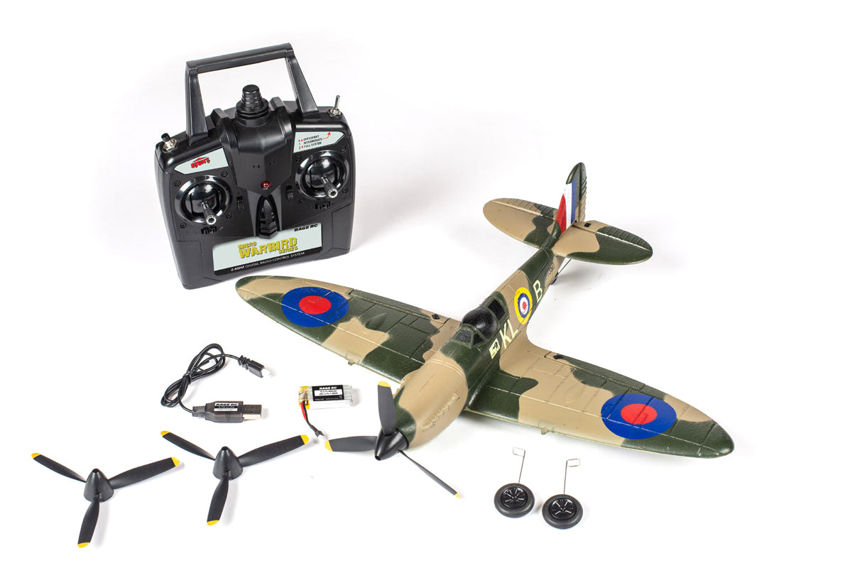 RGRA1303 - Supermarine Spitfire Micro RTF Airplane With PASS