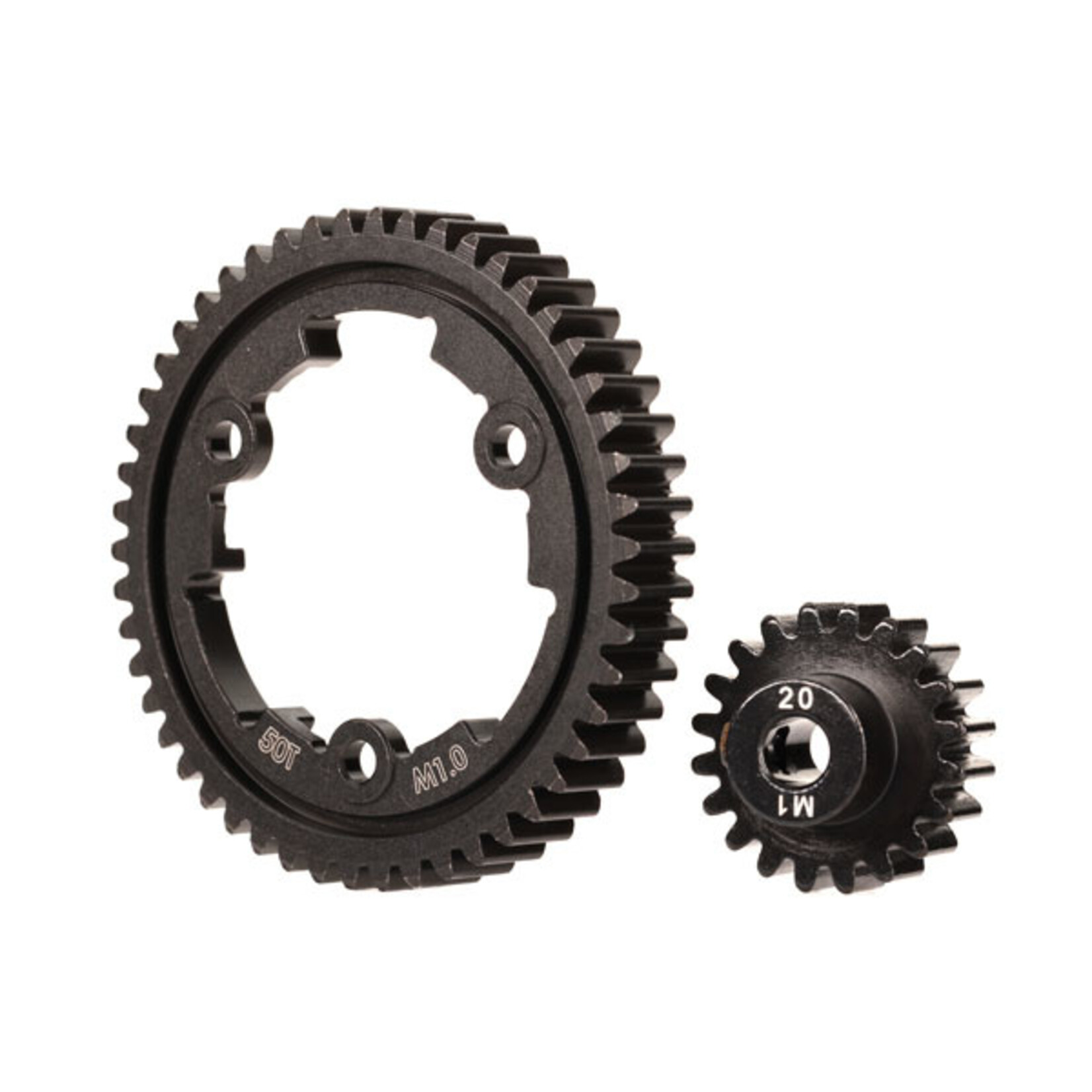 Traxxas 6450 - 50T Spur Gear With 20T Pinion, Steel, 1.0 MP