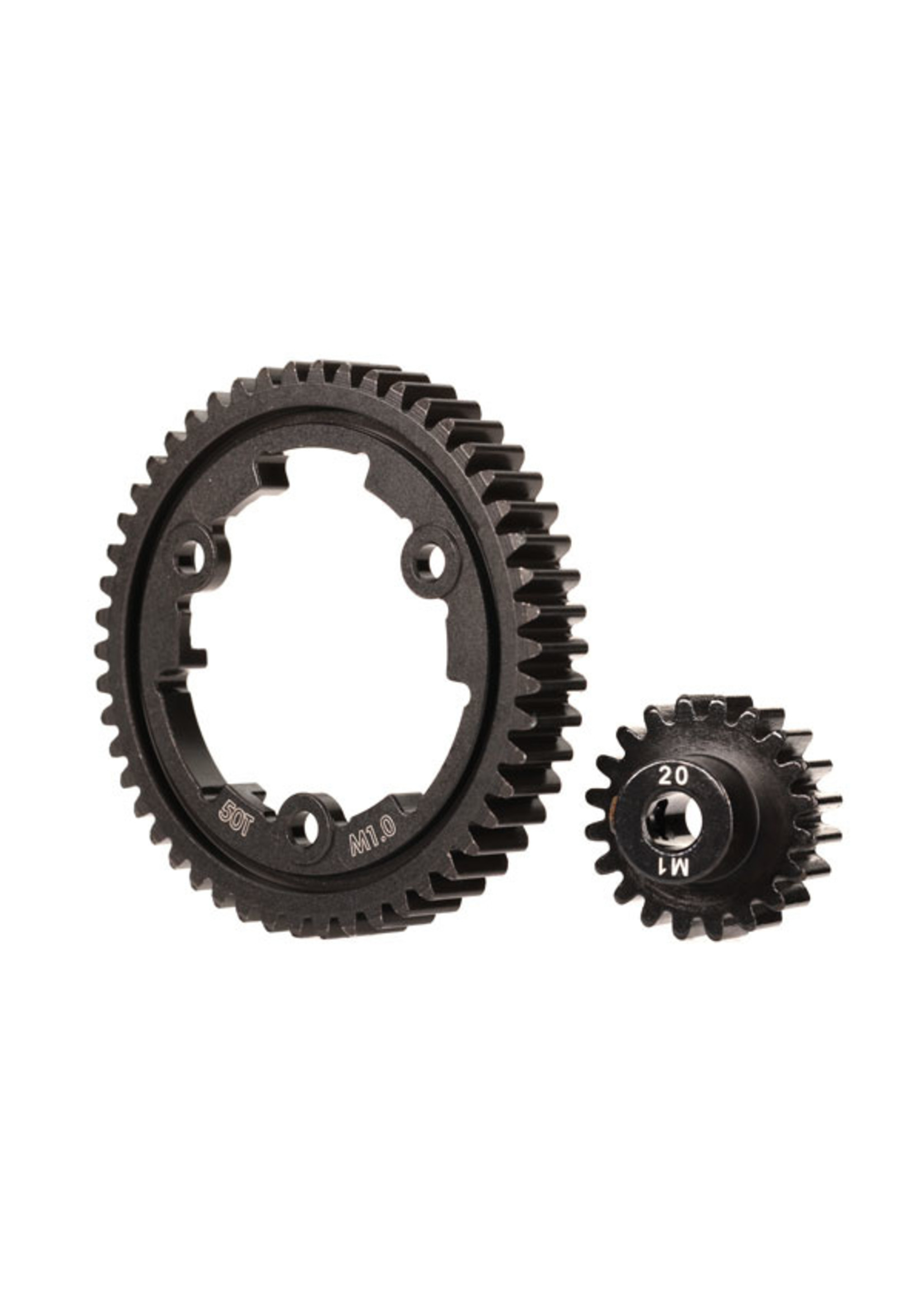 Traxxas 6450 - 50T Spur Gear With 20T Pinion, Steel, 1.0 MP