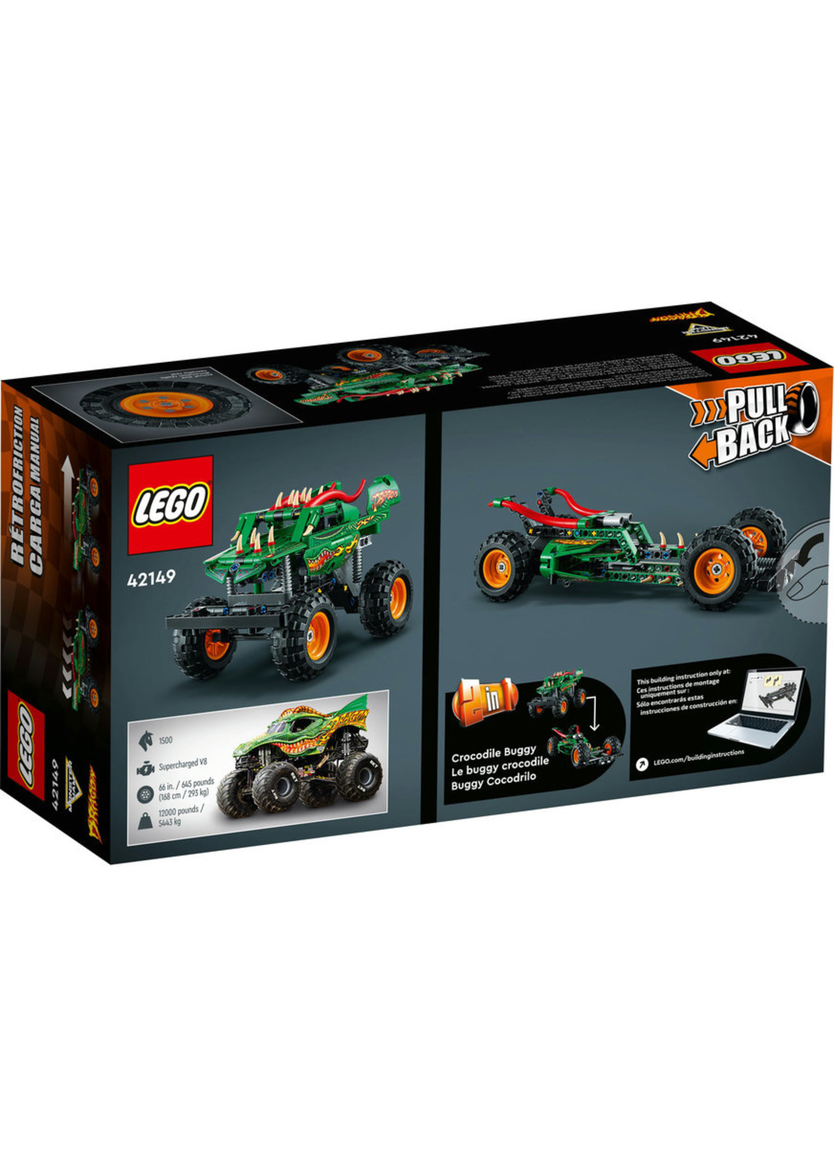 Lego 42149 - Monster Jam Dragon