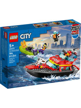 REACH【CD＆Blu-ray】 LEGO 60373 City Fire Rescue Boat | BrickEconomy