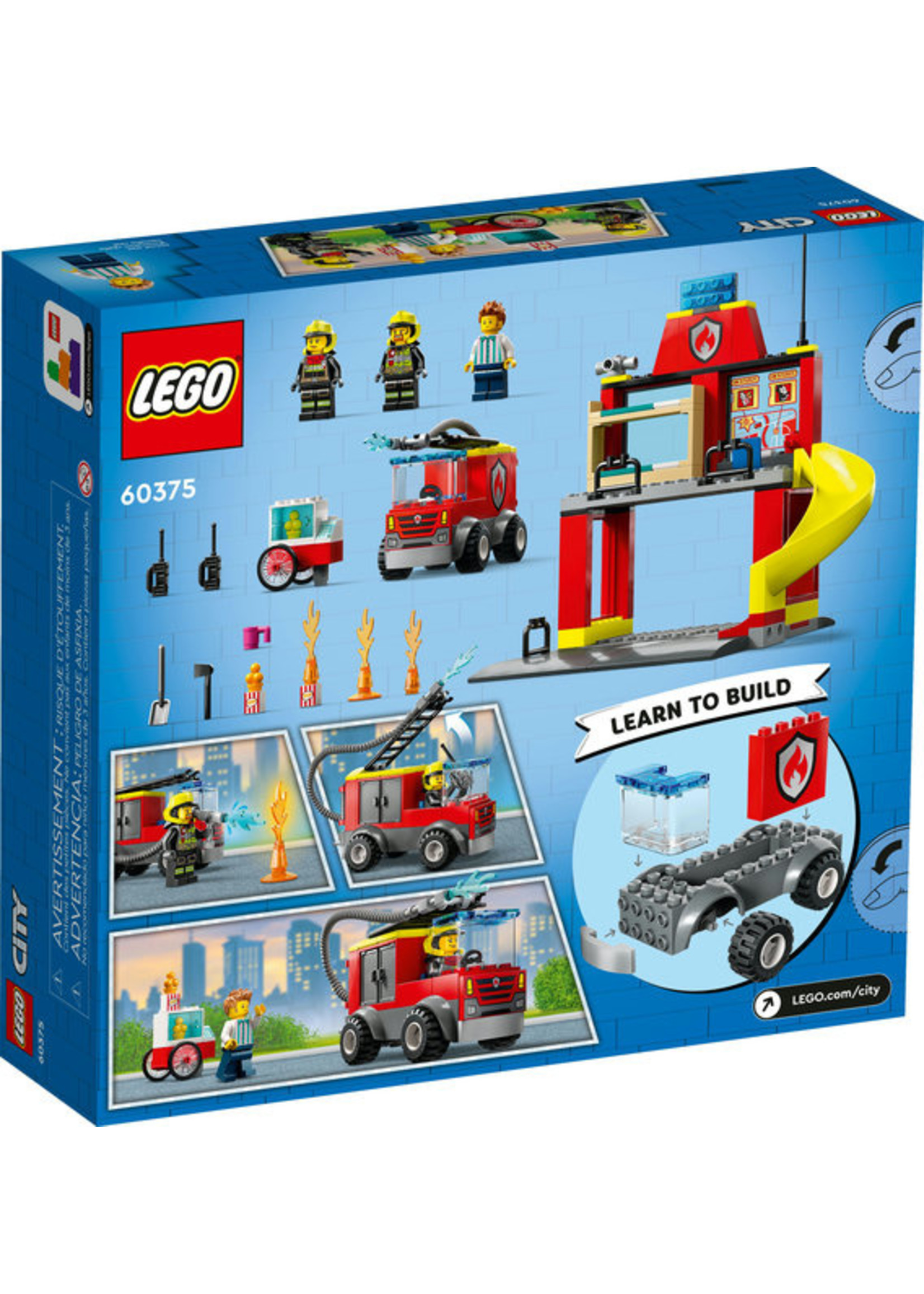 LEGO 60375 - Fire Station and Fire Truck