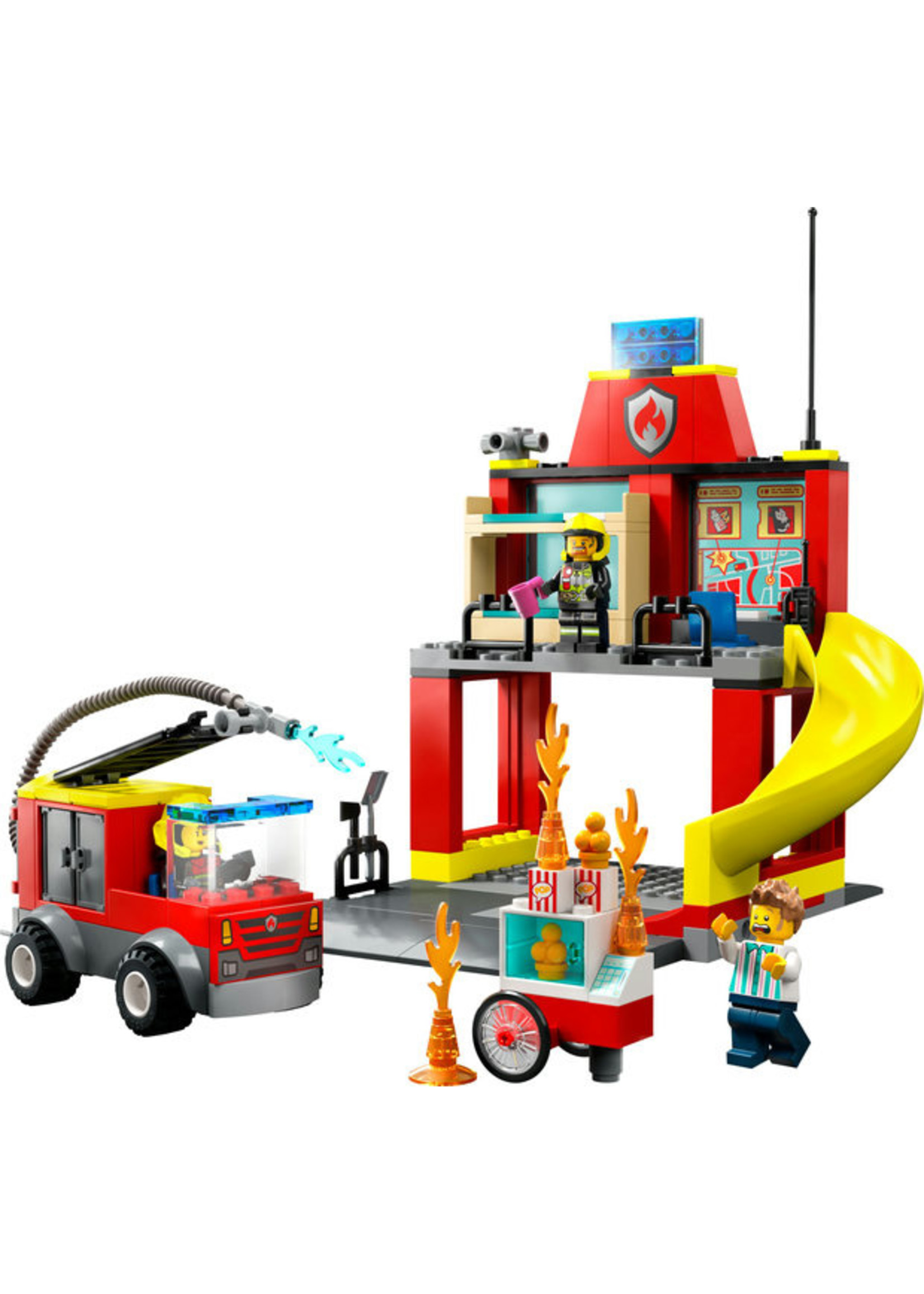 LEGO 60375 - Fire Station and Fire Truck