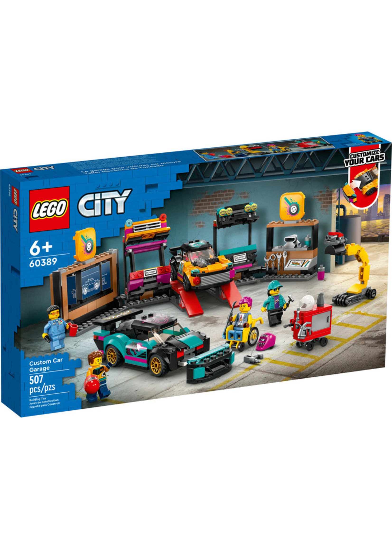 Lego 60389 Custom Car Garage