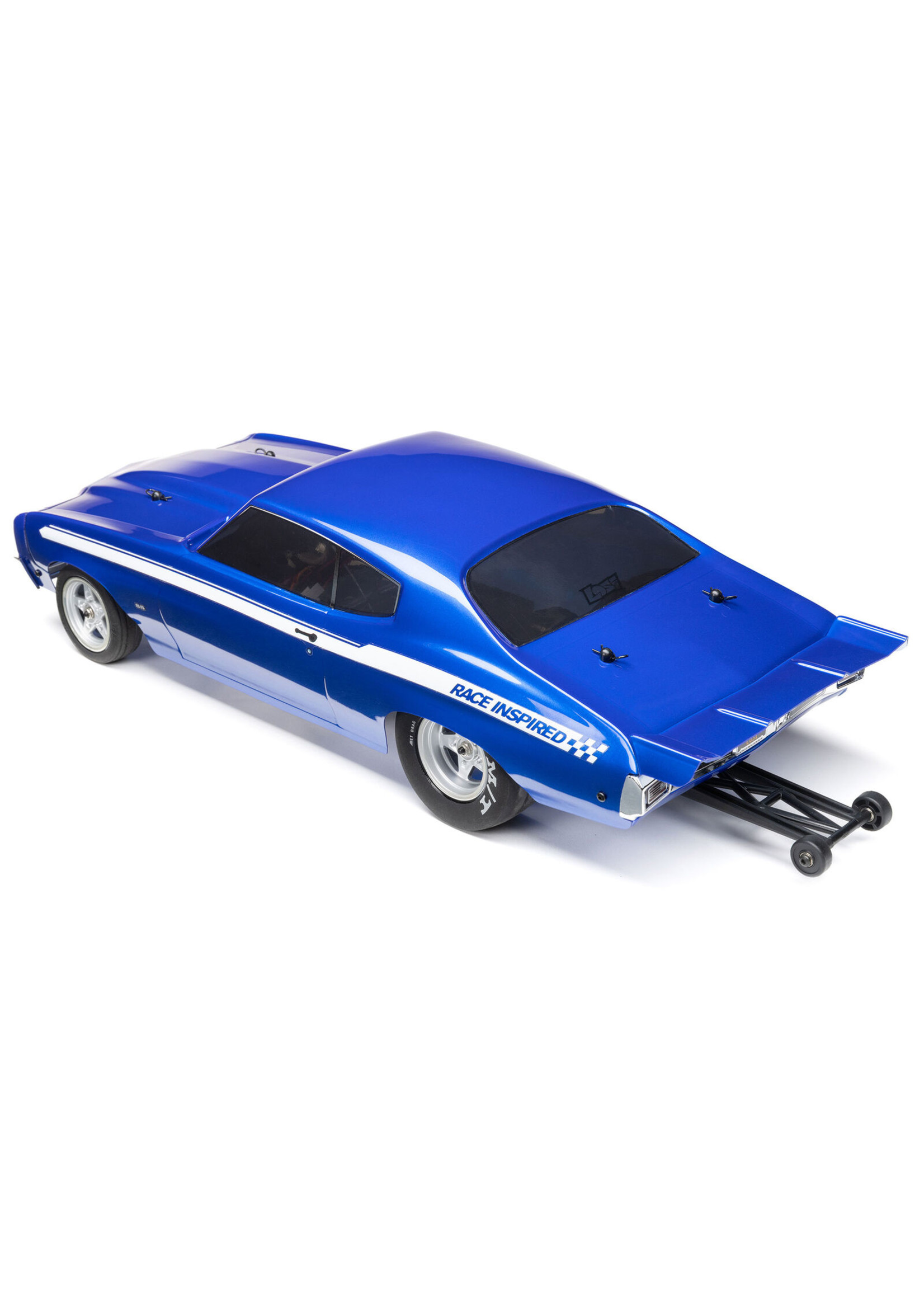 Losi LOS01023T1 - 1970 Chevelle Mini No Prep Drag Car, RTR - Blue