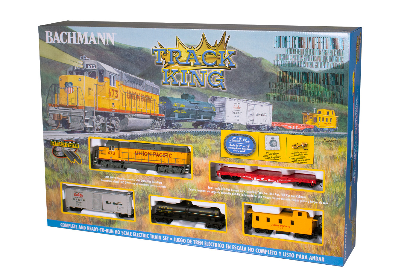 00766 - HO Track King Train Set