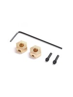 Axial Hex Hubs, Brass 1.0g - SCX24, AX24