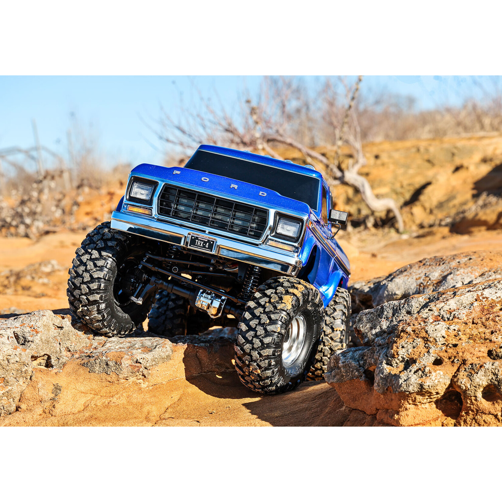 Traxxas 1/10 '79 Ford F150 Ranger, High Trail Edition - Blue