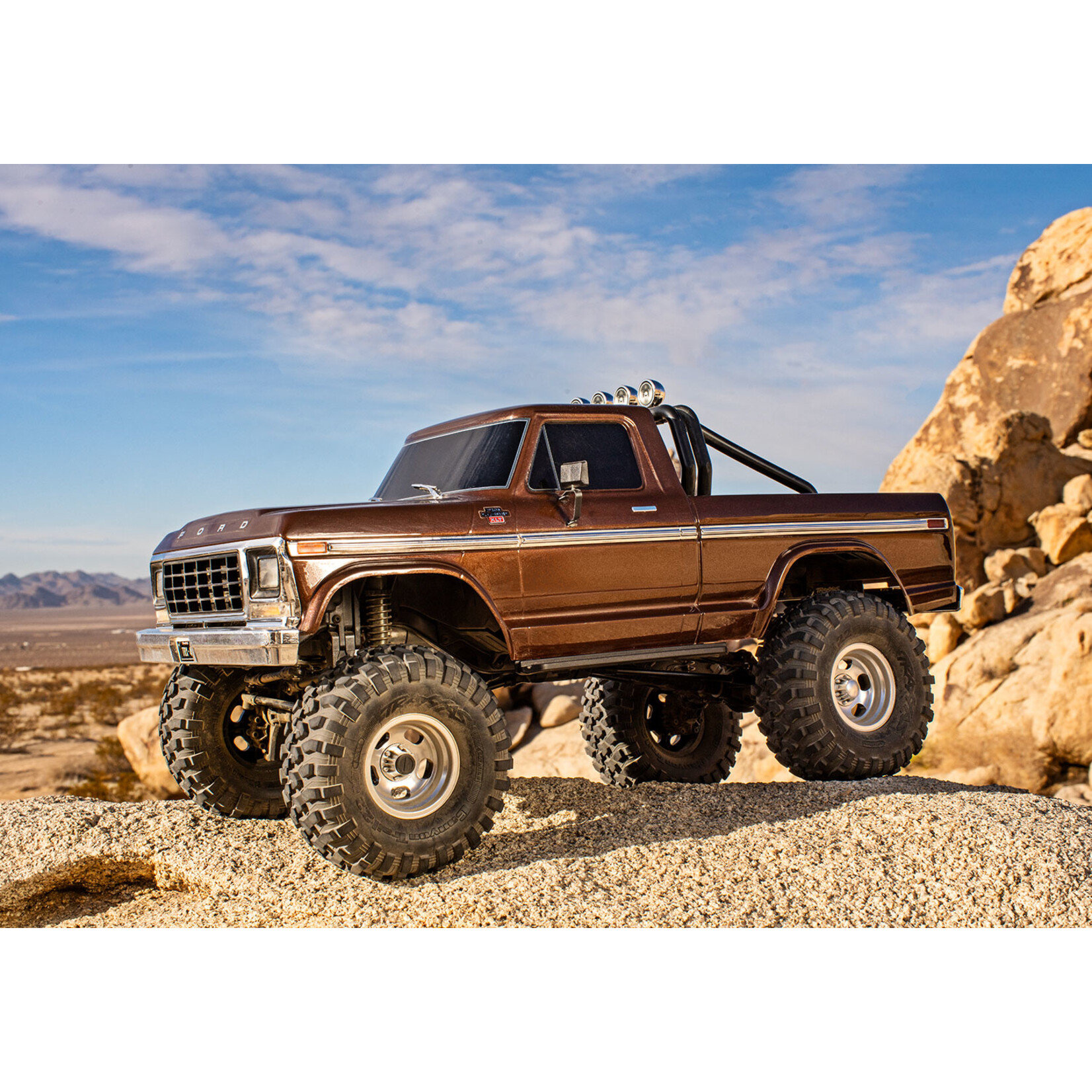 Traxxas 1/10 '79 Ford F150 Ranger, High Trail Edition - Brown