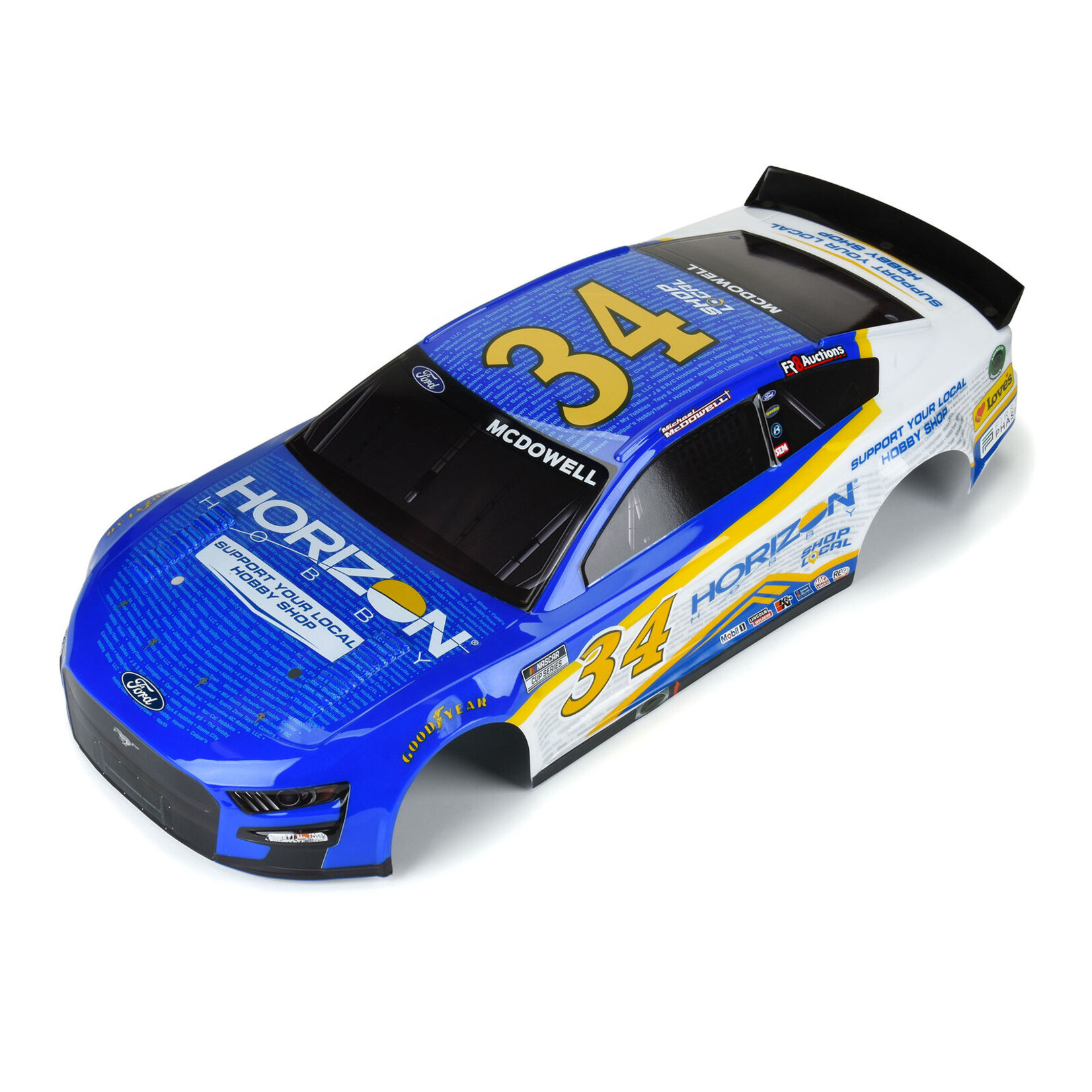Arrma Limited Edition No. 34 Ford Mustang Nascar Body - Infraction 6S