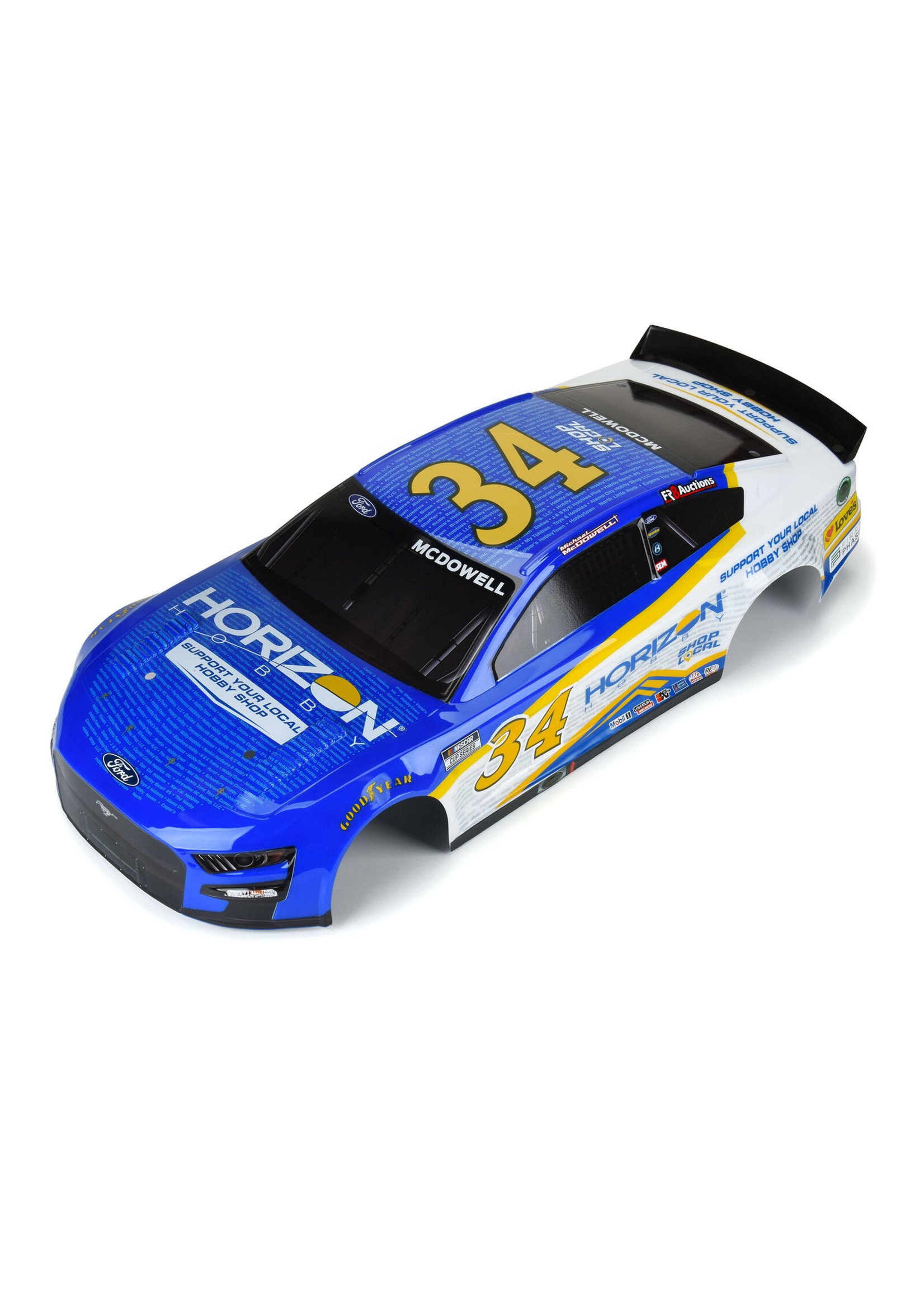 Arrma Limited Edition No. 34 Ford Mustang Nascar Body - Infraction 6S