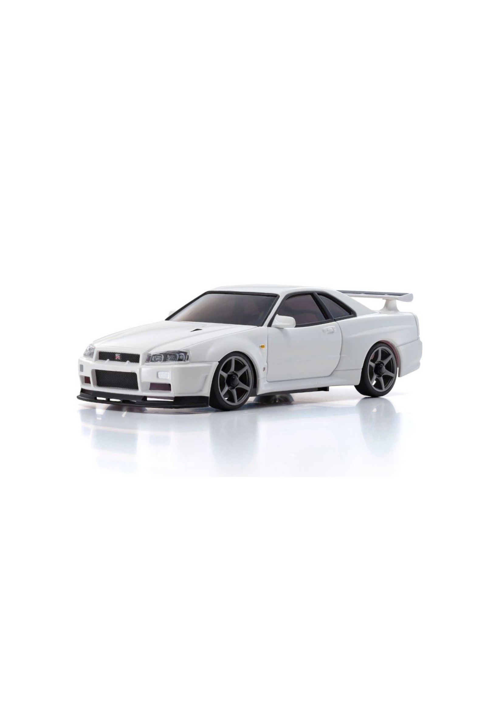 Kyosho MINI-Z AWD Skyline GT-R V.spec II Nur (R34), White - Readyset