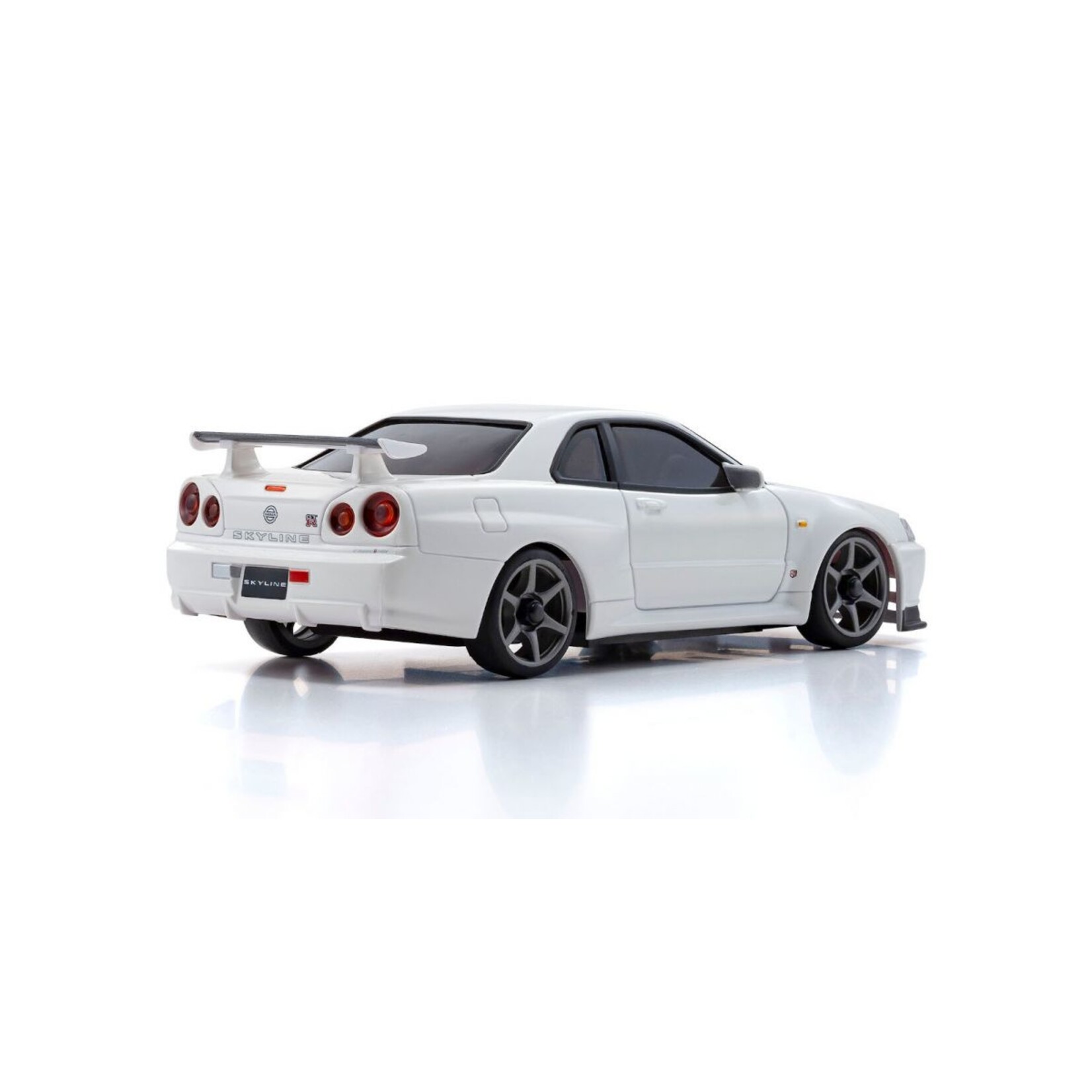 Kyosho MINI-Z AWD Skyline GT-R V.spec II Nur (R34), White - Readyset