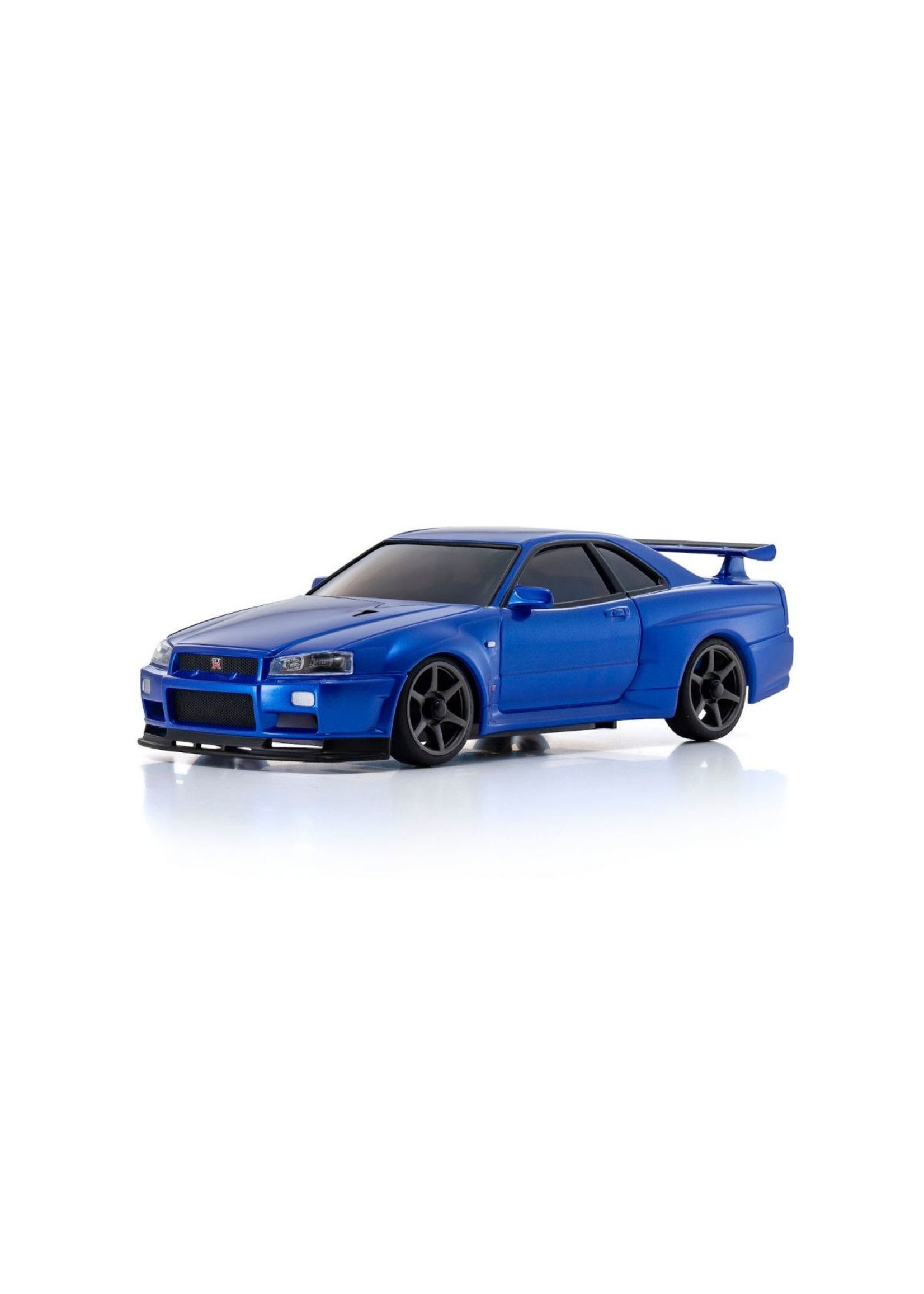 Kyosho MINI-Z AWD Skyline GT-R V.spec II Nur (R34), Metallic Blue - Readyset