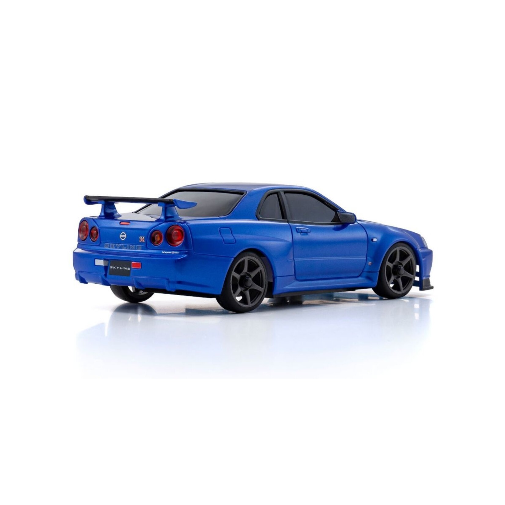 Kyosho MINI-Z AWD Skyline GT-R V.spec II Nur (R34), Metallic Blue - Readyset