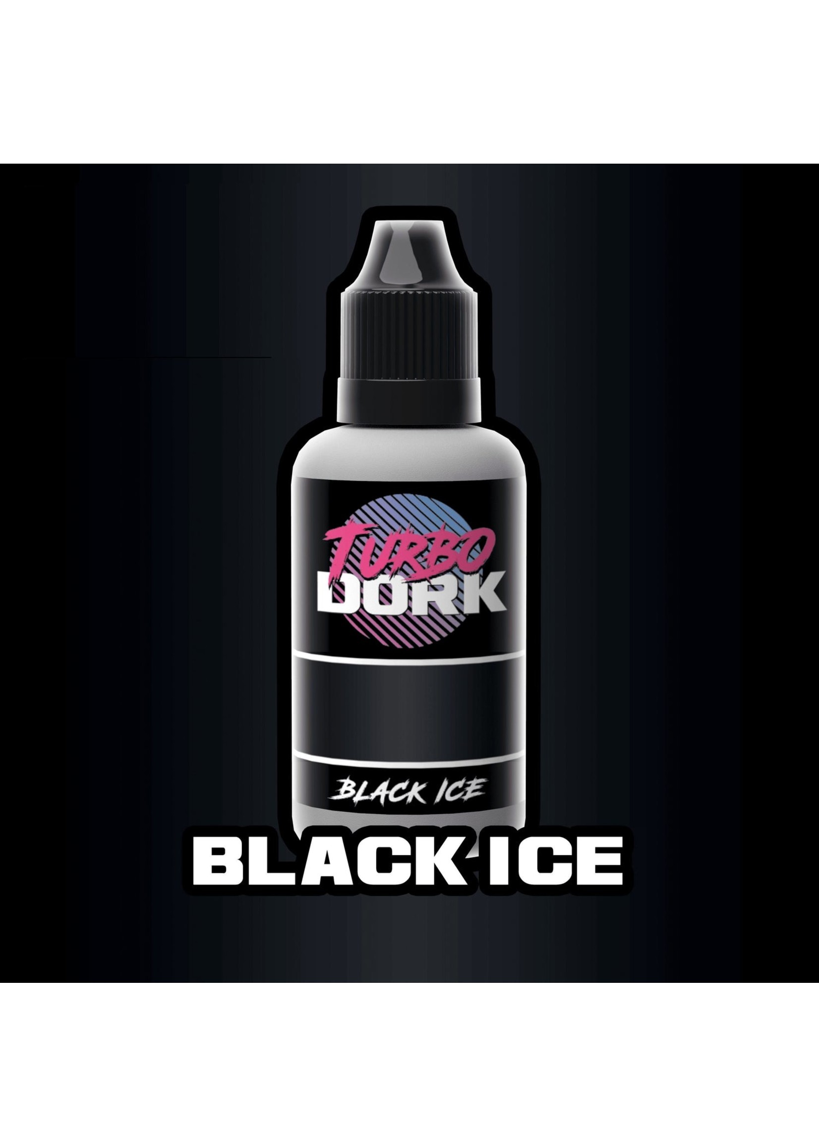 Turbo Dork Black Ice Metallic Acrylic Paint - 20ml Bottle