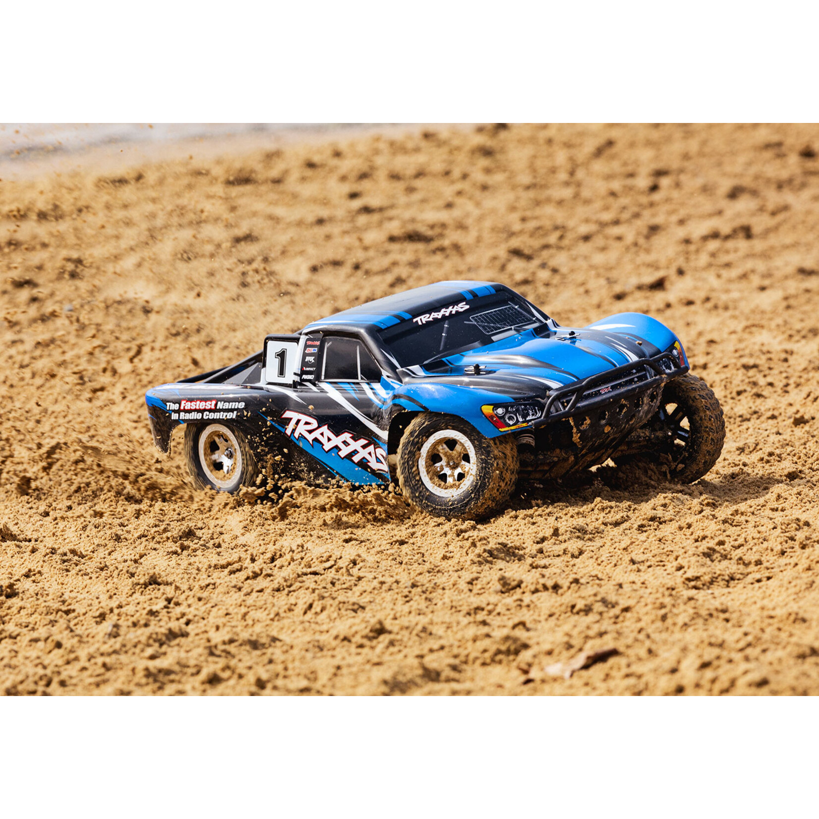 Traxxas 58024BLUER - 1/10 Slash 2WD RTR Short Course Truck - Blue