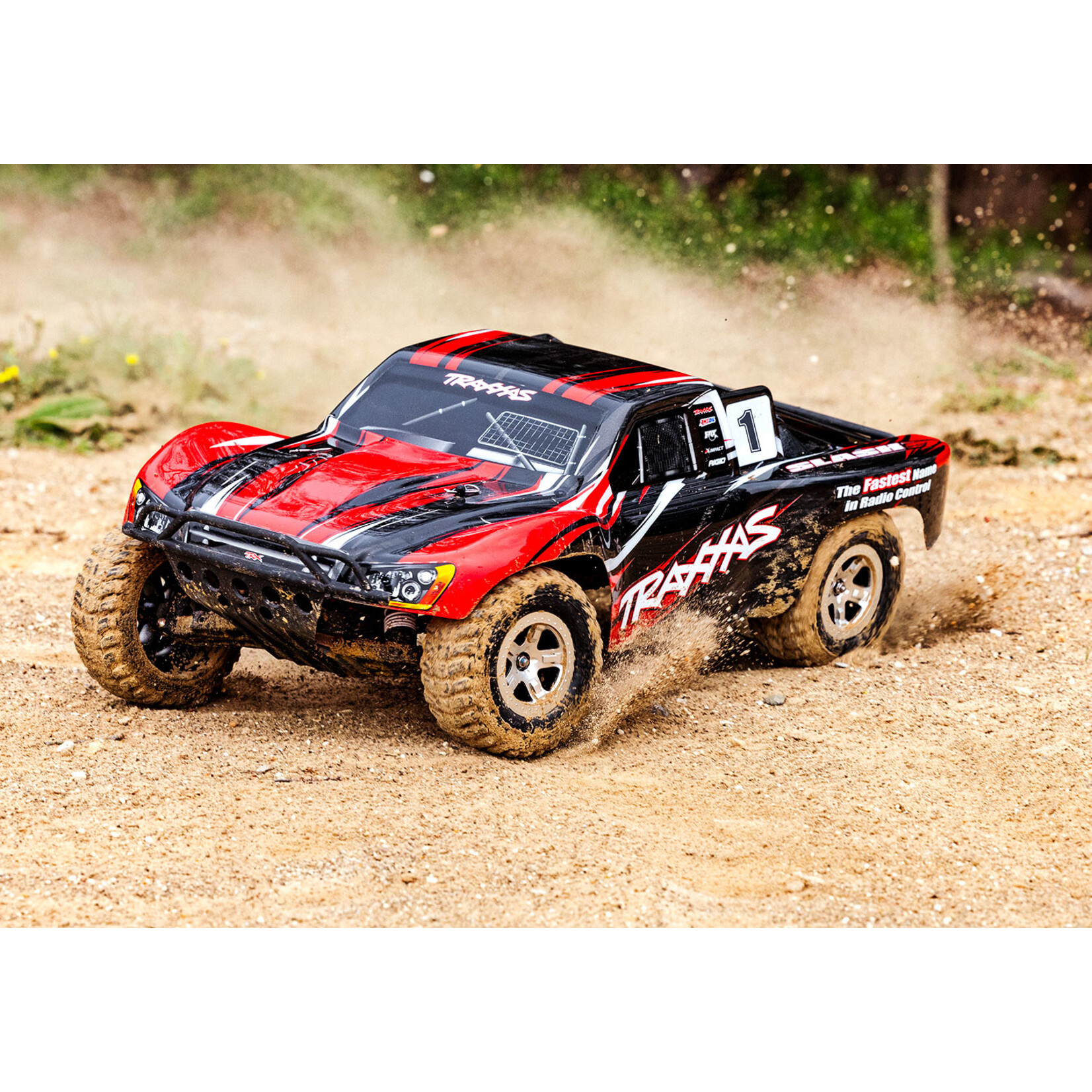 Traxxas 58024REDR - 1/10 Slash 2WD RTR Short Course Truck - Red