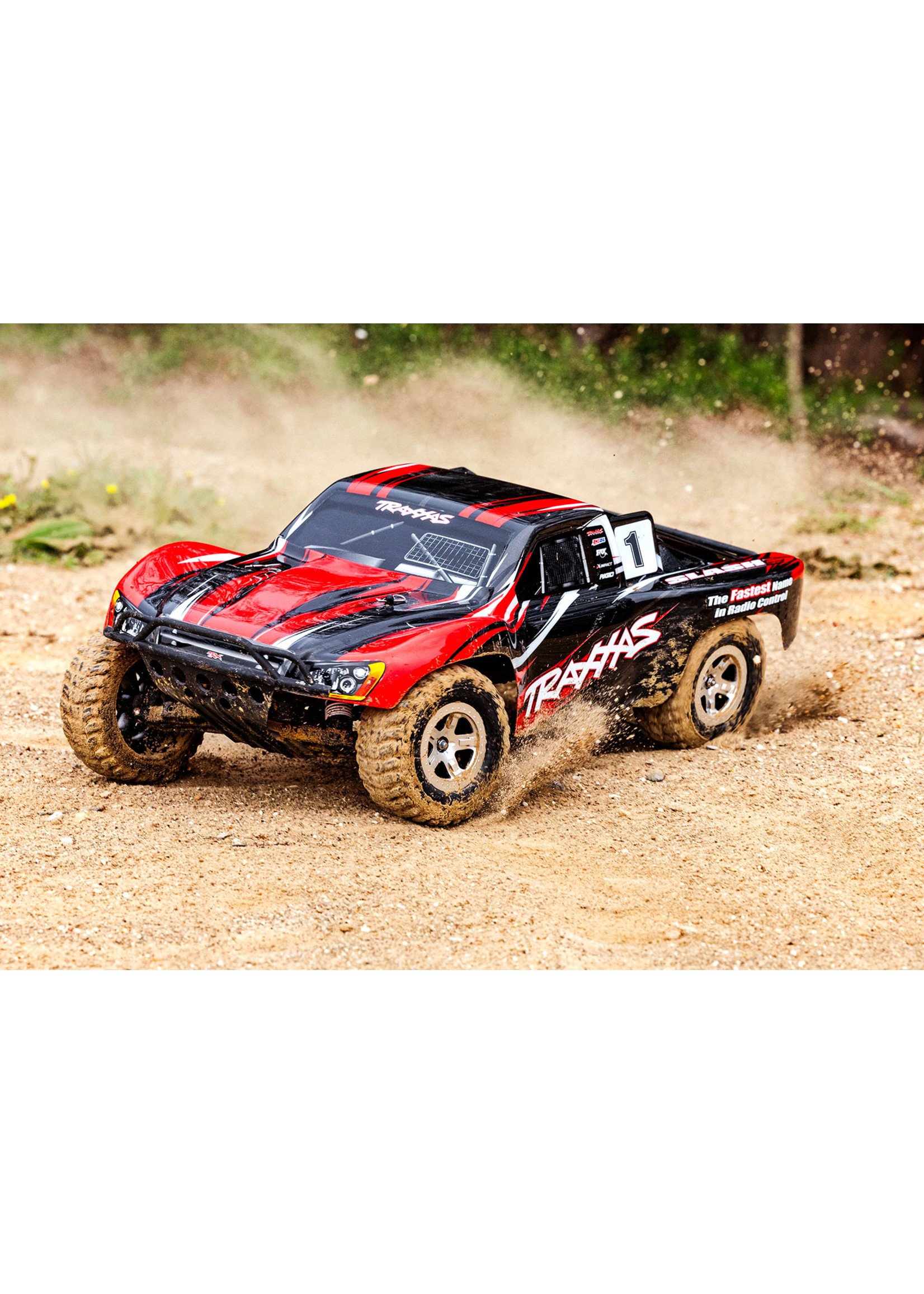 Traxxas 58024REDR - 1/10 Slash 2WD RTR Short Course Truck - Red