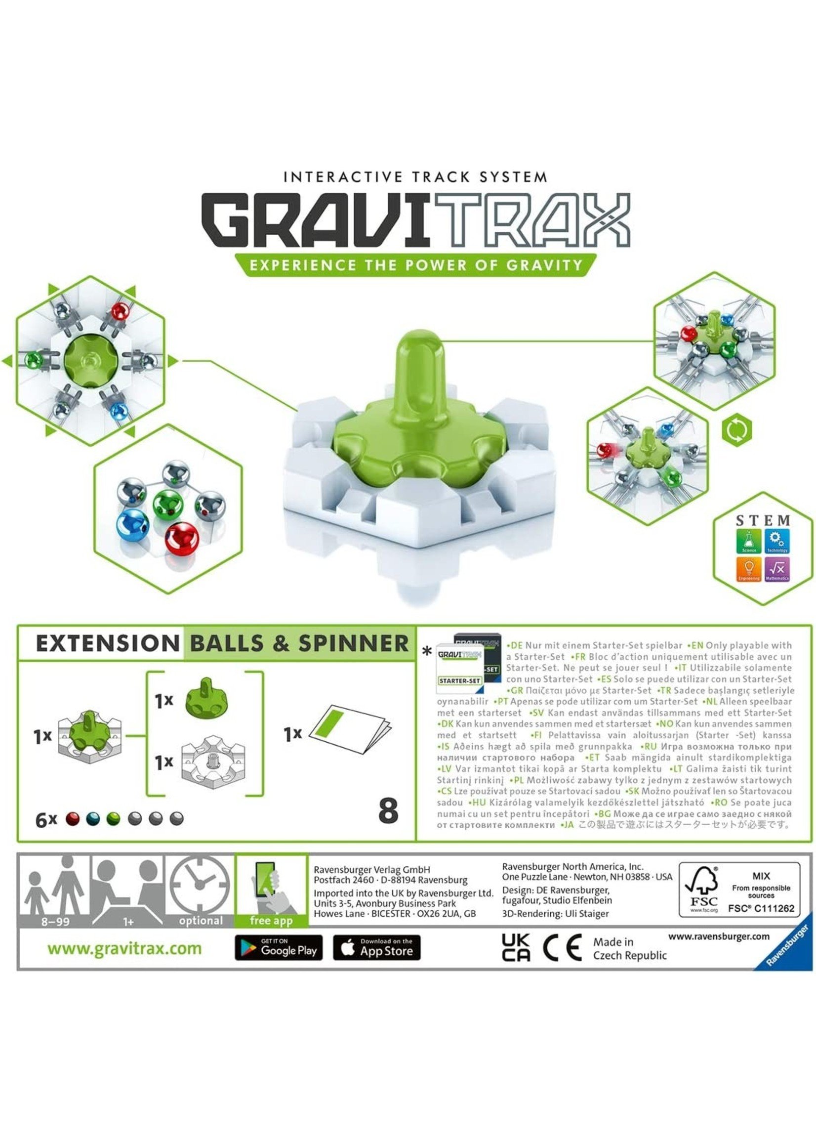 Ravensburger GraviTrax - Balls & Spinner Expansion Set